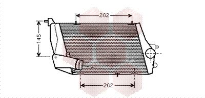 VAN WEZEL Kompressoriõhu radiaator 03004219